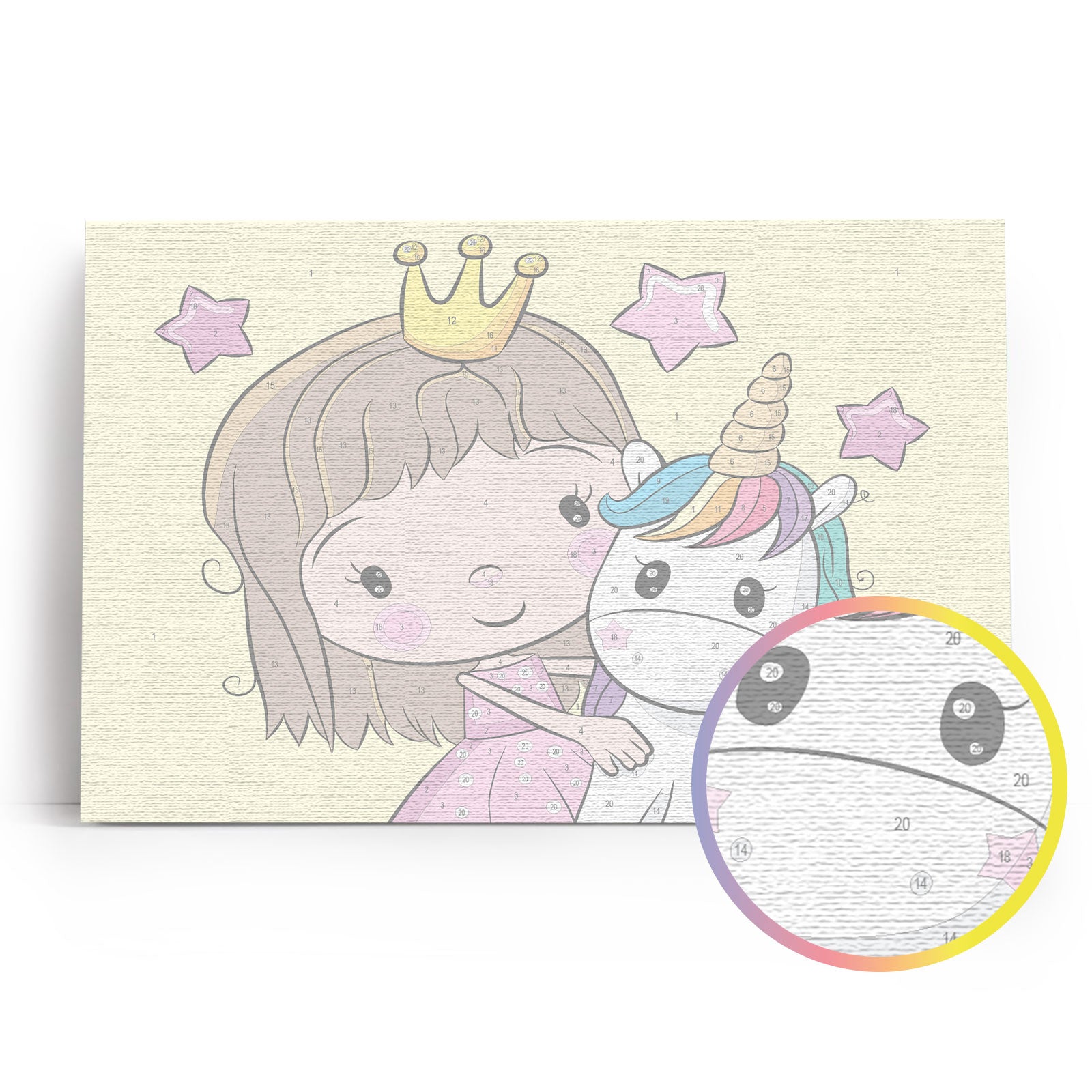 Princess with a Small  Unicorn