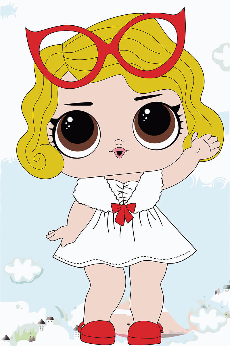 Little Girl with Glasses